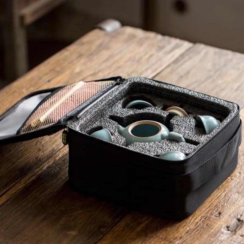 Portable Outdoor Ceramic Tea Set