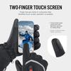 Electric Heated Gloves Motorcycle Winter Moto Heated Gloves Warm Waterproof Rechargeable Heating Thermal Gloves For Snowmobile