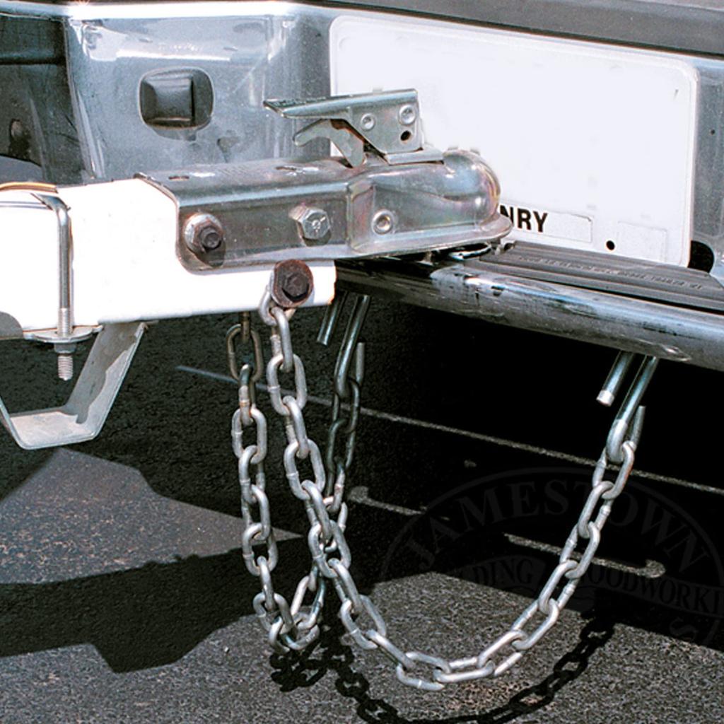 Yctze Trailer Safety Chain, 3500lb Tow Wire Rope with Tow Hook, Trailer Safety Chain,