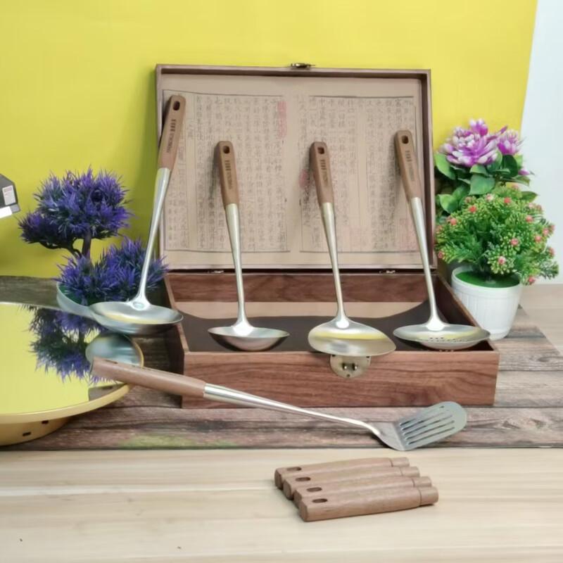 Wutuo Stainless Steel Long Handle Kitchen Utensil Set