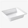 Shechi White Rectangular Melamine Serving Tray