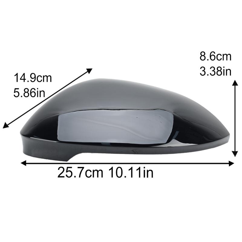 1 Pair Rearview Mirror Cover Cap For VW GOLF 8 MK8 Without Lane Change Assist Hole Side Mirror Cover Cap Car Accessories