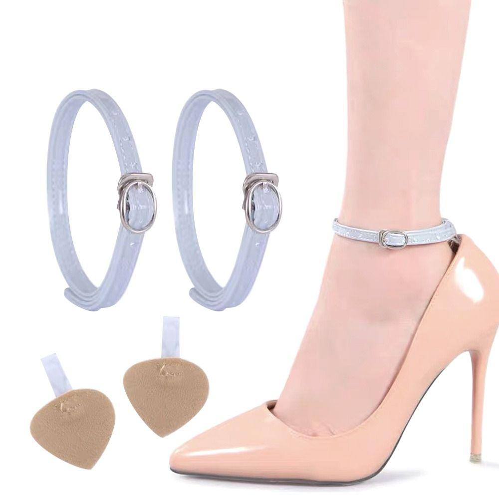 Fashion Anti-skid Ankle Shoe Belt Metal Tip Bundle Laces High Heels Shoes Tie Straps Band Shoelaces Women