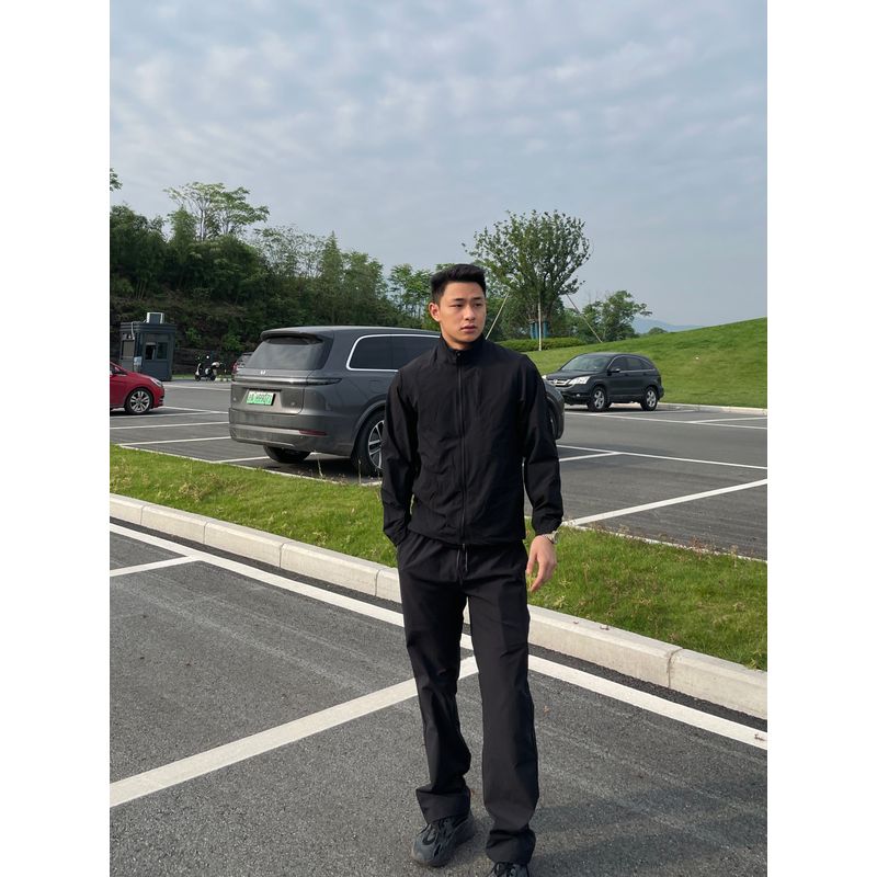 

Gtal Basic Cool Fabric Commute Leisure Suit Pants Black XL