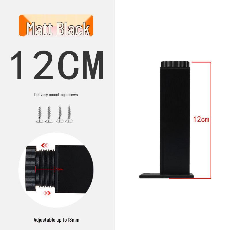 Adjustable Aluminum Alloy Cabinet Legs for Bathroom or TV Cabinets