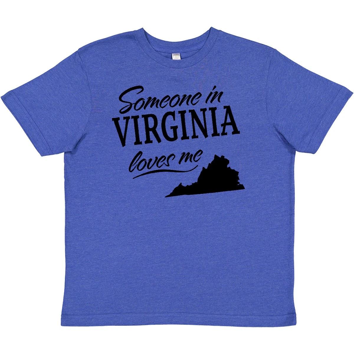 Inktastic Someone In Virginia Loves Me Youth T-Shirt State Home Family Kids Love 110