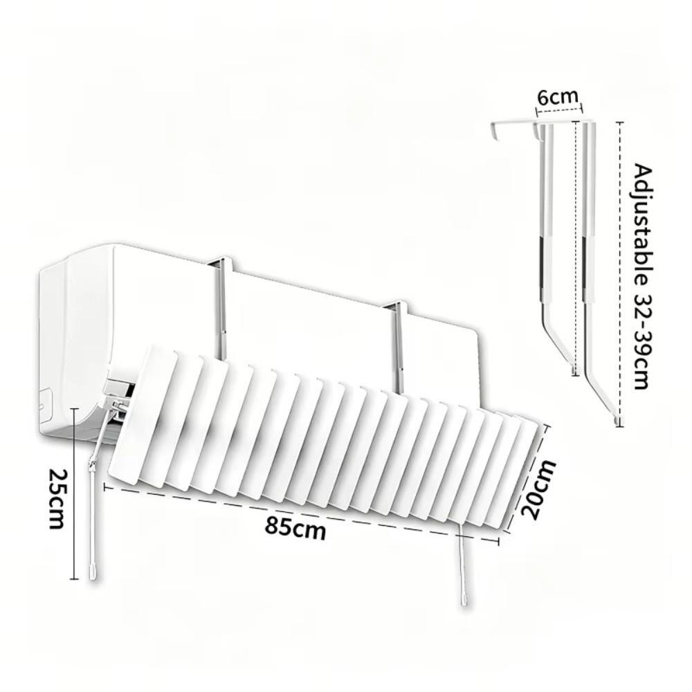 Easy Installation Air Conditioner Windshield Wall-Mounted Air Outlet Baffle Indoor Cooling