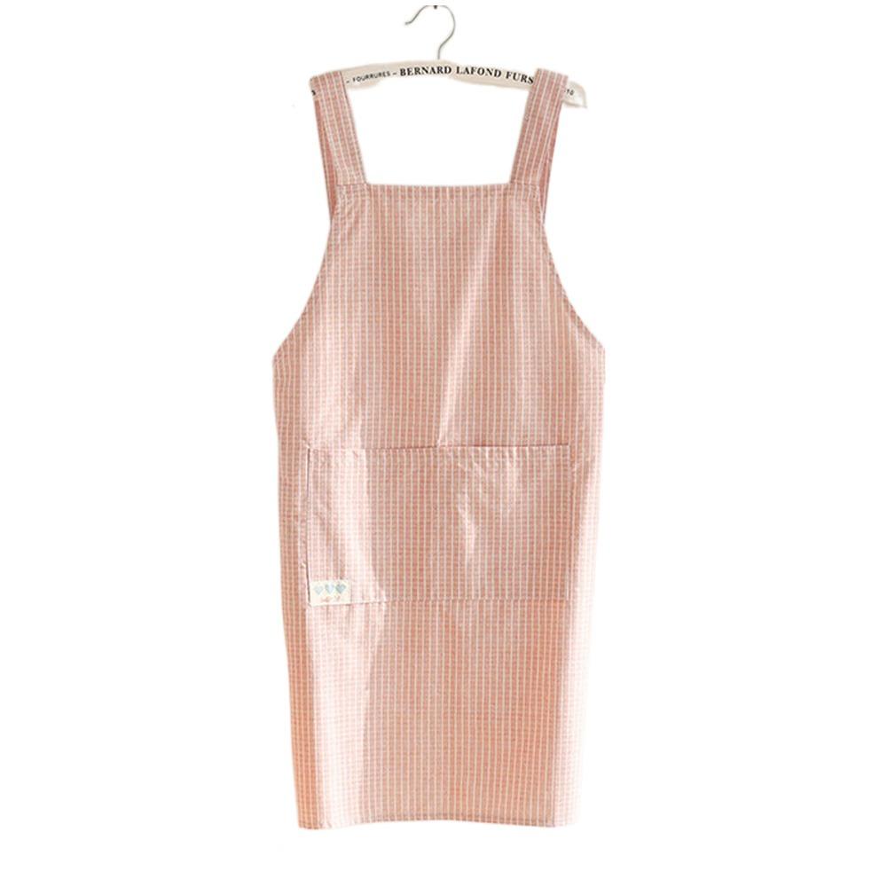 Fashion Striped Kitchen Aprons Waterproof with Pocket Chef Work Apron Anti Dirty Cooking Aprons Household Cleaning