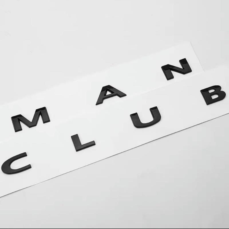 

3D ABS Черный Автомобильные Буквы Логотип Clubman Значок На Багажник Наклейка Для Cooper S F54 R55 R 55 JCW Clubman Наклейки Аксессуары Glossy Black