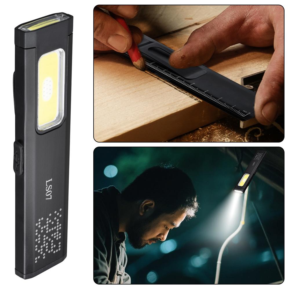 Portable LED Keychain Flashlight USB-C Rechargeable 800 lumens Outdoor Emergency Work Light High Power Mini EDC Flashlight
