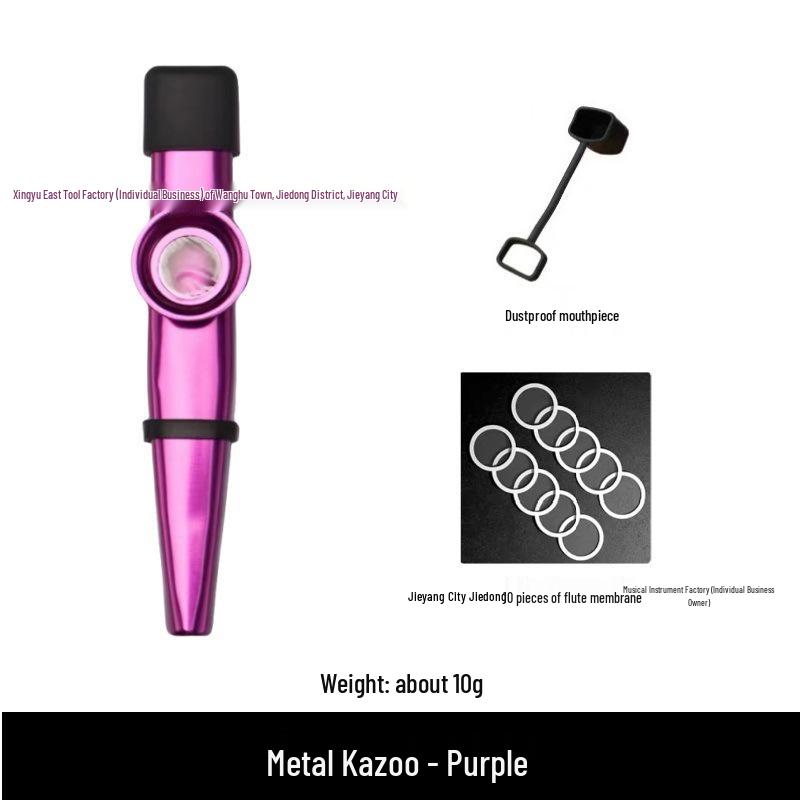 Metal Kazoo Musical Instrument for Early Childhood Education and Adults