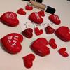 Big Heart Fridge Magnetic Stickers 3D Sweet Heart Shape Decor for Refrigerator Kawaii Magnetic Stickers for Home Decoration