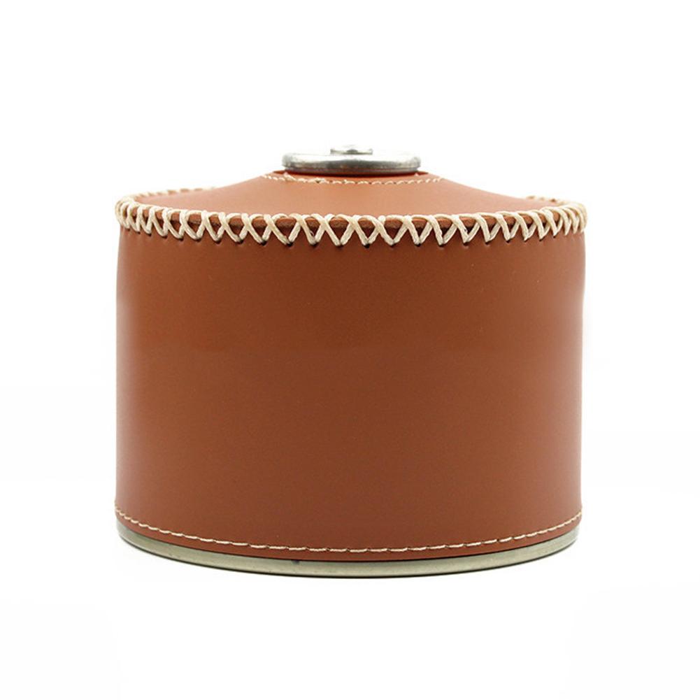 

Gas Tank Protector Cover Impact Resistant Gas Tank Storage Bag Shock Proof Gas Can Cylinder Cover PU Leather for Camping Picnic