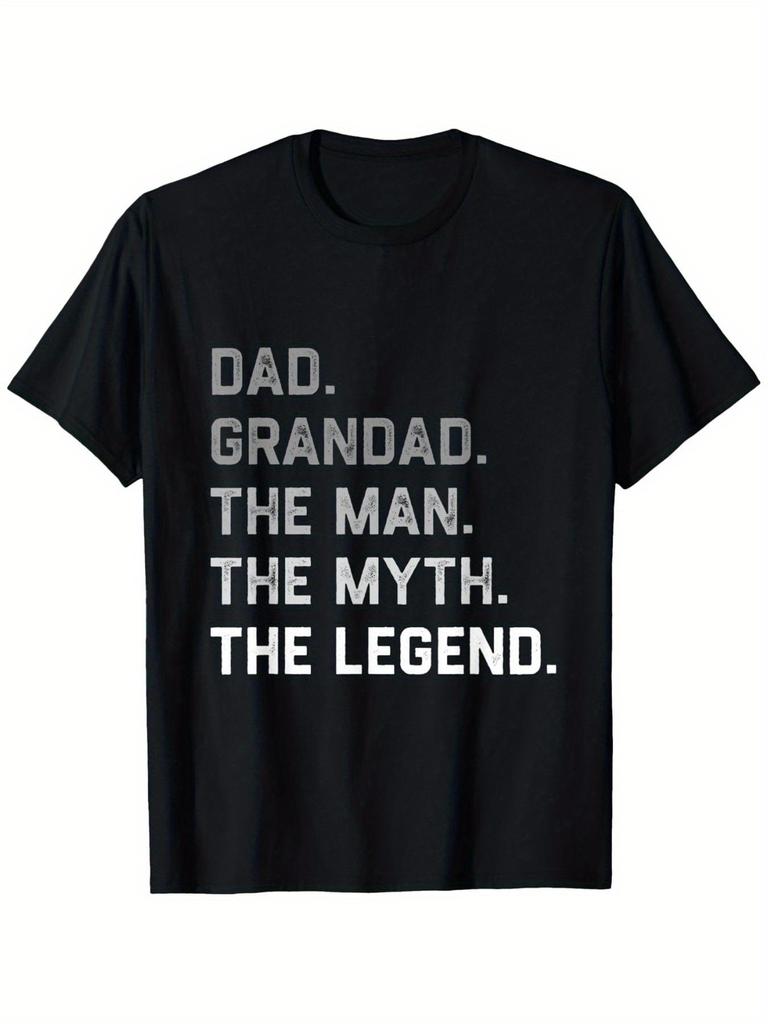 Dad Grandad The for Man Myth Father's Day Christmas T Shirt, Father's Day Gift, Christmas Prese