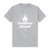 2026 Sommer Heißer Verkauf BLAUE LINIEN Logo Druck T-SHIRT Massive Attack Band Design T-Shirts Baumwolle Herren Damen T-Shirts Kurzärmelig Freizeitkleidung