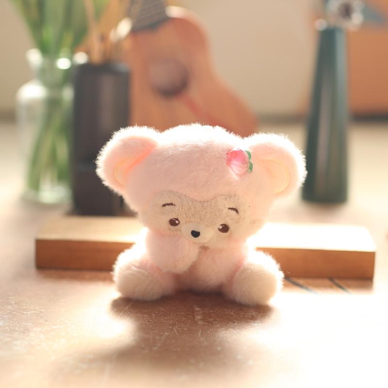Cute Little Monkey Pendant Plush Toy Doll Cartoon School Bag Hanging Decoration Keychain Doll Doll