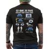 Men'S T-Shirt Featuring Car-Themed Humor, Designed For Leisure Time. It Has A Print On The Back And Is Made From, Ensuring Comfort And Breathability.