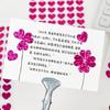 10 Sheets Laser Small Heart Stickers Glitter Shiny Red Gold Silver Valentine Stickers Diy Journal Diary Decoration Stickers