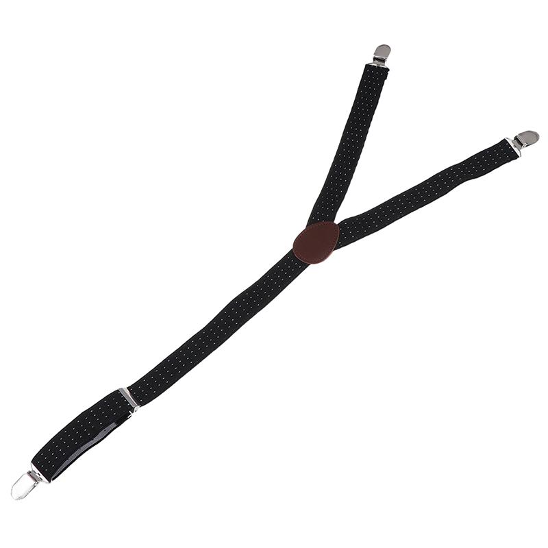 1Pair Mens Shirt Stays Garters Military Holder Non-Slip Clamps Leg Suspenders