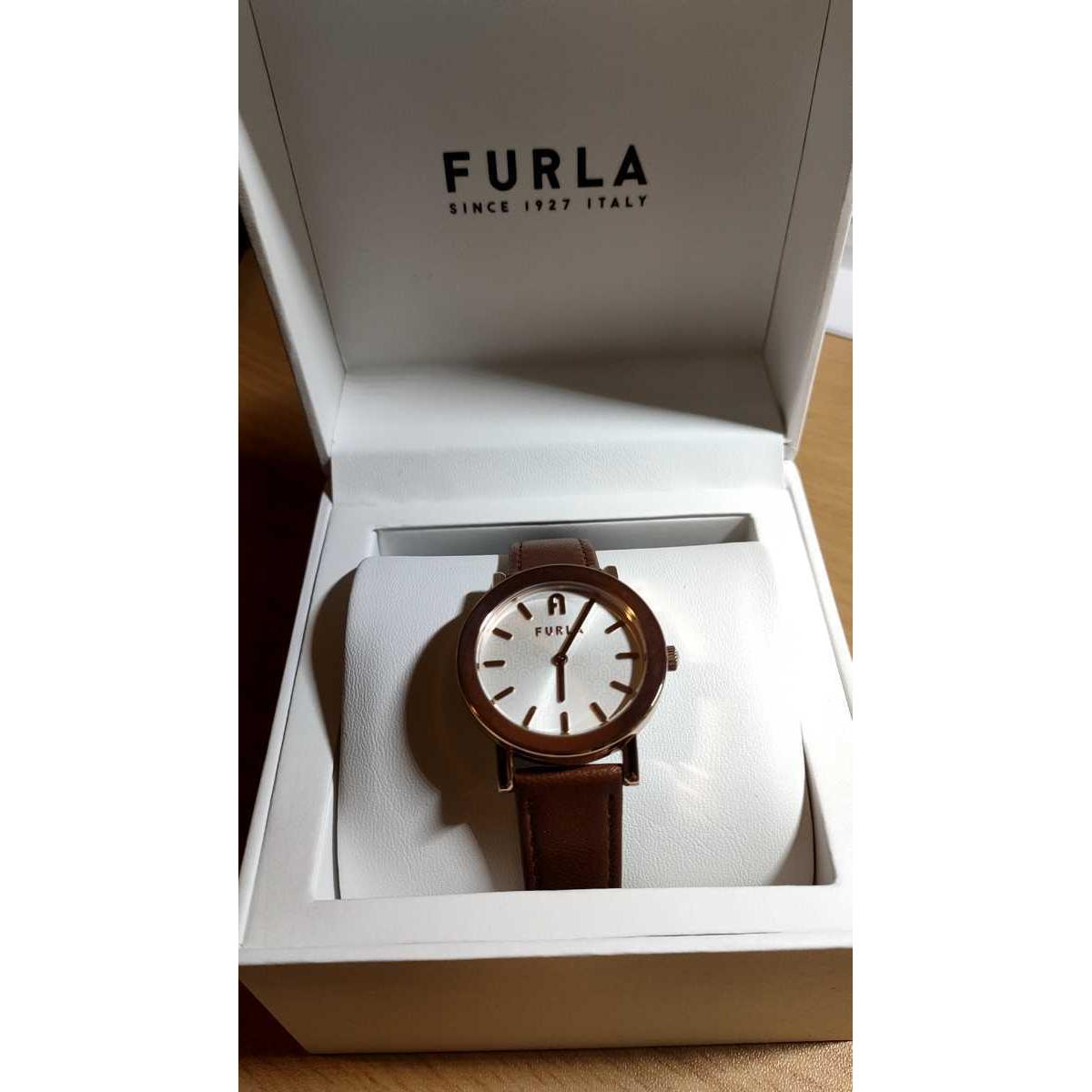 Used Furla WW00007007L3 [Furla ladies leather belt] MINIMAL SHAPE New unused