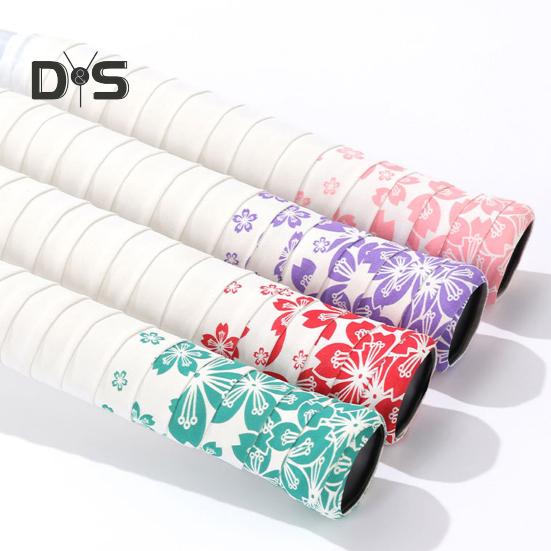 Tennis Racket Grip Tape Sweat Absorbent Anti-Slip Racquet Overgrip Tape Pickleball Badminton Paddle Wrap Tape for Tennis Rackets Fishing Rod