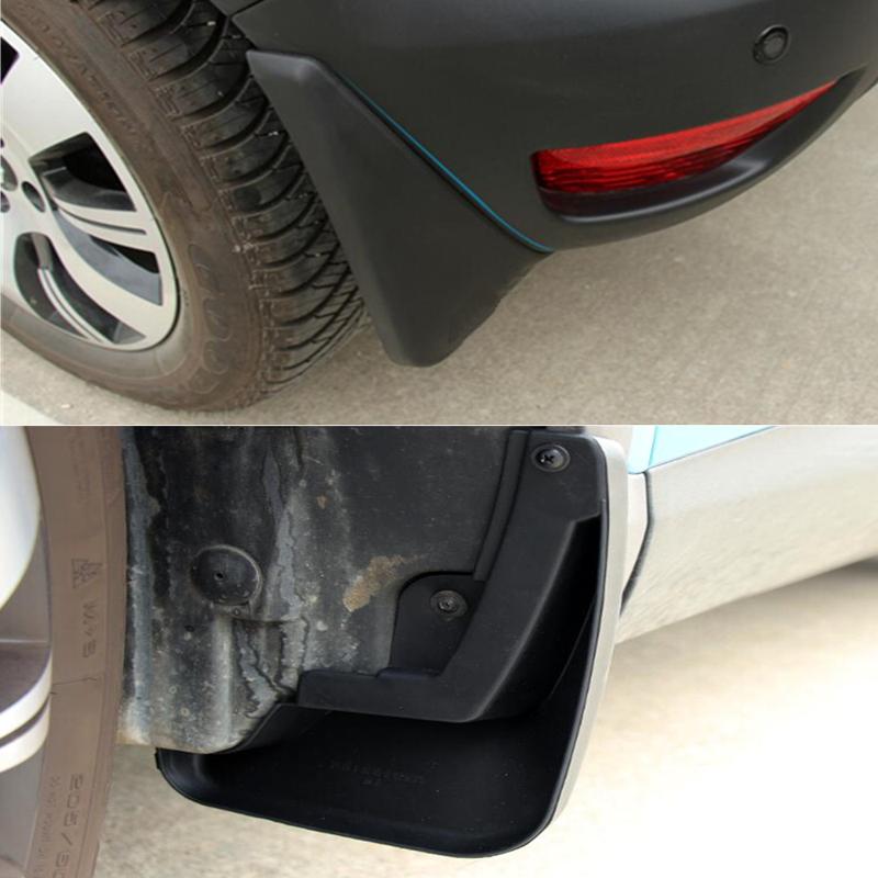 Car Cover Plastic Fender Soft Mudguard Protection Flaps Splash Mud Guard Frame 4PCs For Renault Captur 2015 2016 2017 2018