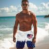 Men's Flag 4th of July U.S. 250th Anniversary American Flag Board Shorts Swimming Trunks Shorts Mid Waist Fashion