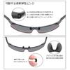 Polarisierte Sonnenbrille UV400 Oval Quadratisch Klein Legierung Halbrandrahmen Leichtgewicht Sport Fahrrad Angeln Autofahren B1087 [FEISEDY] Herren