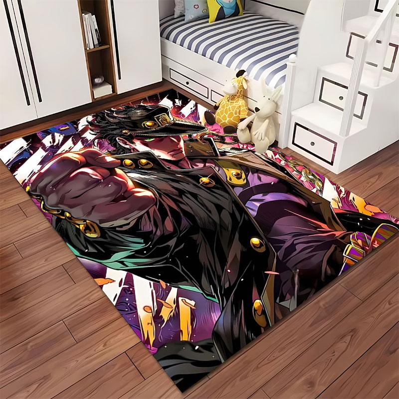 Anime Style Hero with Chains suitable as a non-slip mat for the living room or bedroom sofa