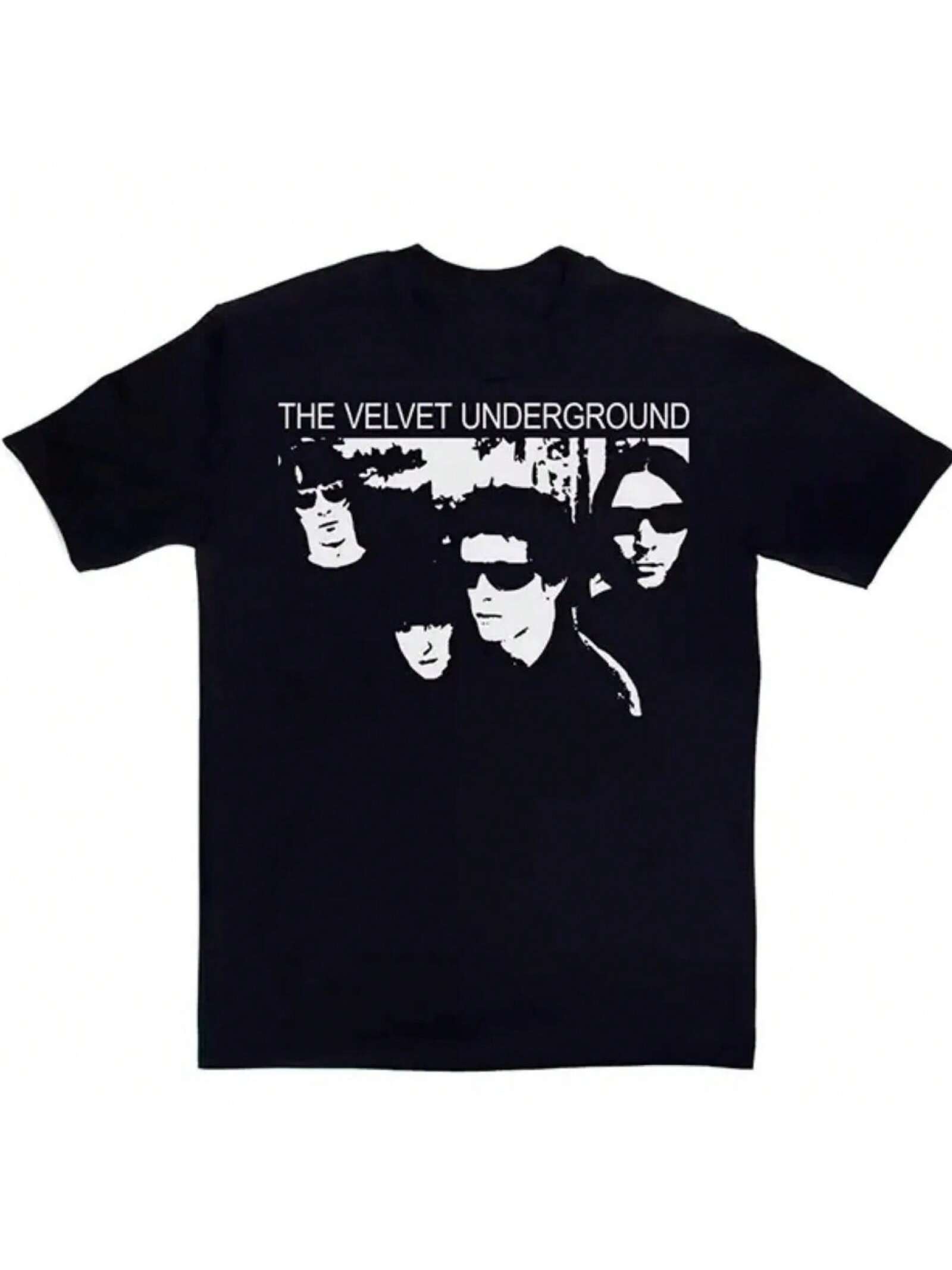 Vtg The Velvet Underground Band Heavy Cotton T Shirt Unisex All Size J723 S разноцветный