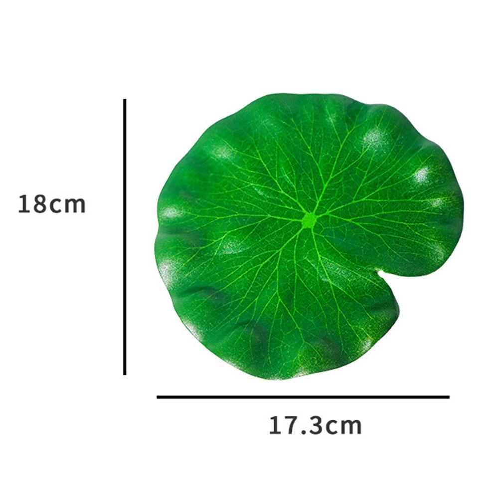36Pcs Realistic Floating Artificial Lotus Leaves For Ponds Koi & Aquariums Flower Decoration Plant Fake Water Lily Leaf