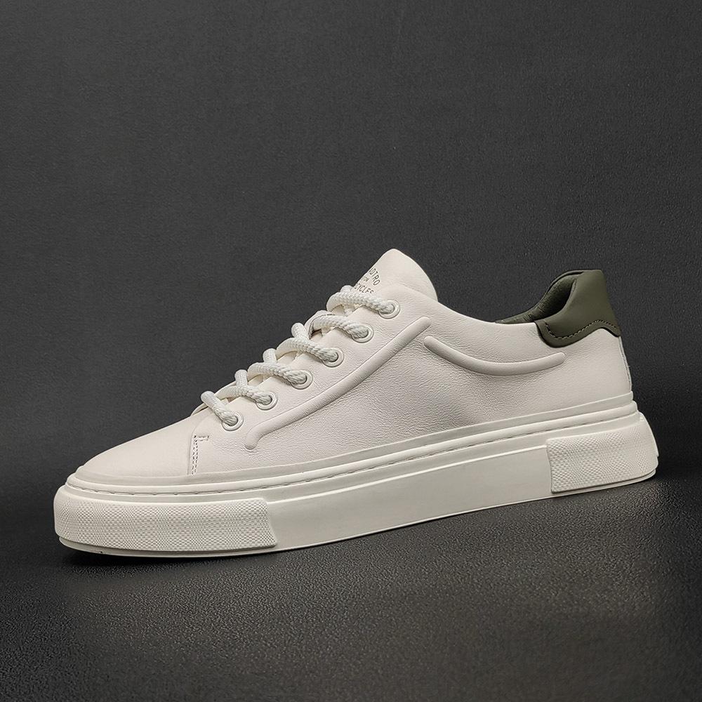 Кожаные кеды нишевая повседневная обувь осенняя обувь 38