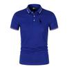 Printed 35% Cotton Men's Casual Solid Color Slim Fit Men's Polo Shirt New Summer Fashion Lapel Polo Shirt for Men
