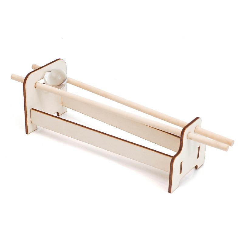 

Наука Технології DIY Подвійна Дорожка Дивна Нахилена Дерев яна Навчальна Іграшка Для Дітей STEM Експериментальна Модель