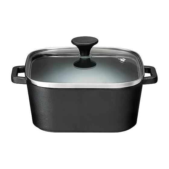 Ishigaki Sangyo Ishigaki Iron Casting Approximately Width 18.5 x Depth 14.5 x Height 9.5m Capacity Approx. 980ml IH Compatible Delish Life COLO
