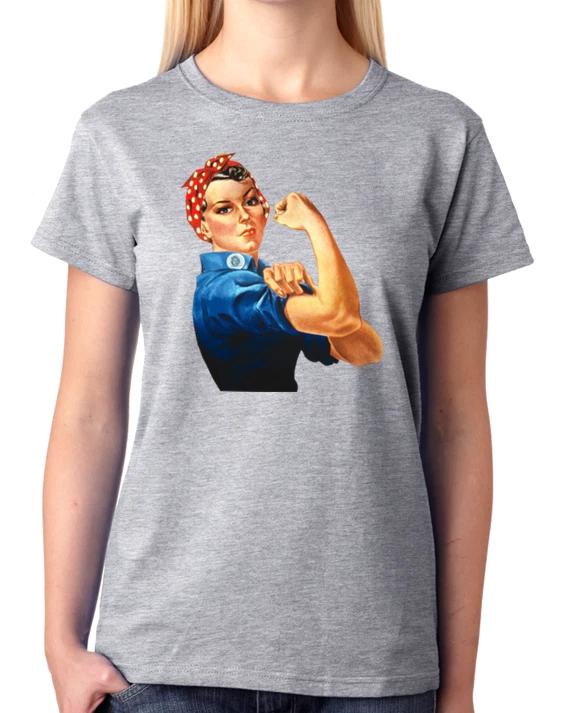 Rosie The Riveter Ladies T-Shirt We Can Do It Top XXL
