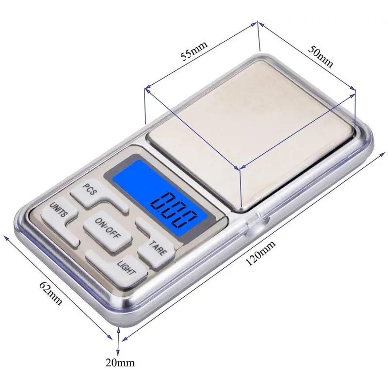 New Mini Scale 500g/300g/200g/100g X 0.01g /0.1g Accuracy Electronic Digital Precision Jewelry Scales Pocket Scale Balance