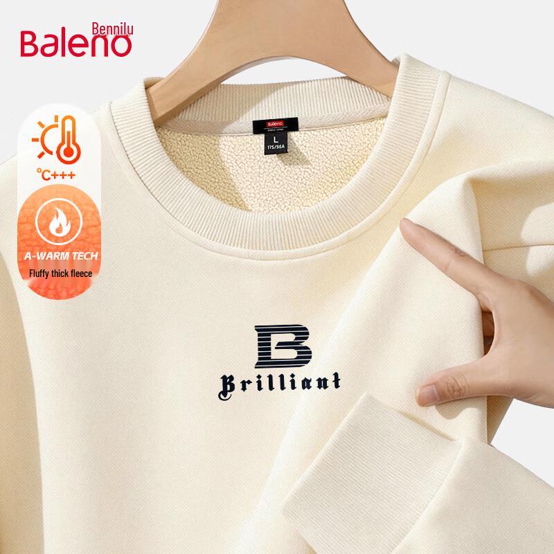 Baleno Herren Oversized Fleecegefüttertes Sweatshirt