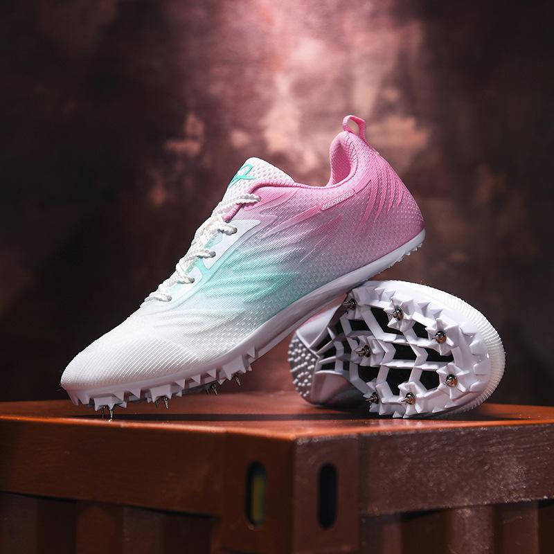 New track shoes training running shoes breathable youth running track shoes training student sports nails