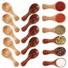 Mini přírodní dřevěné lžičky Naběračka Čaj Med Káva Koření Sůl Cukr Lžička Vaření Nástroje Domácí Kuchyňské Gadgety