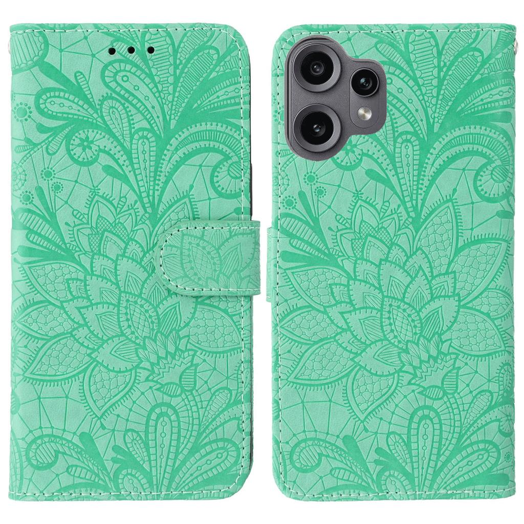 For Nothing CMF Phone 2 Pro Case Lace Flowers PU Leather Flip Wallet Phone Cover