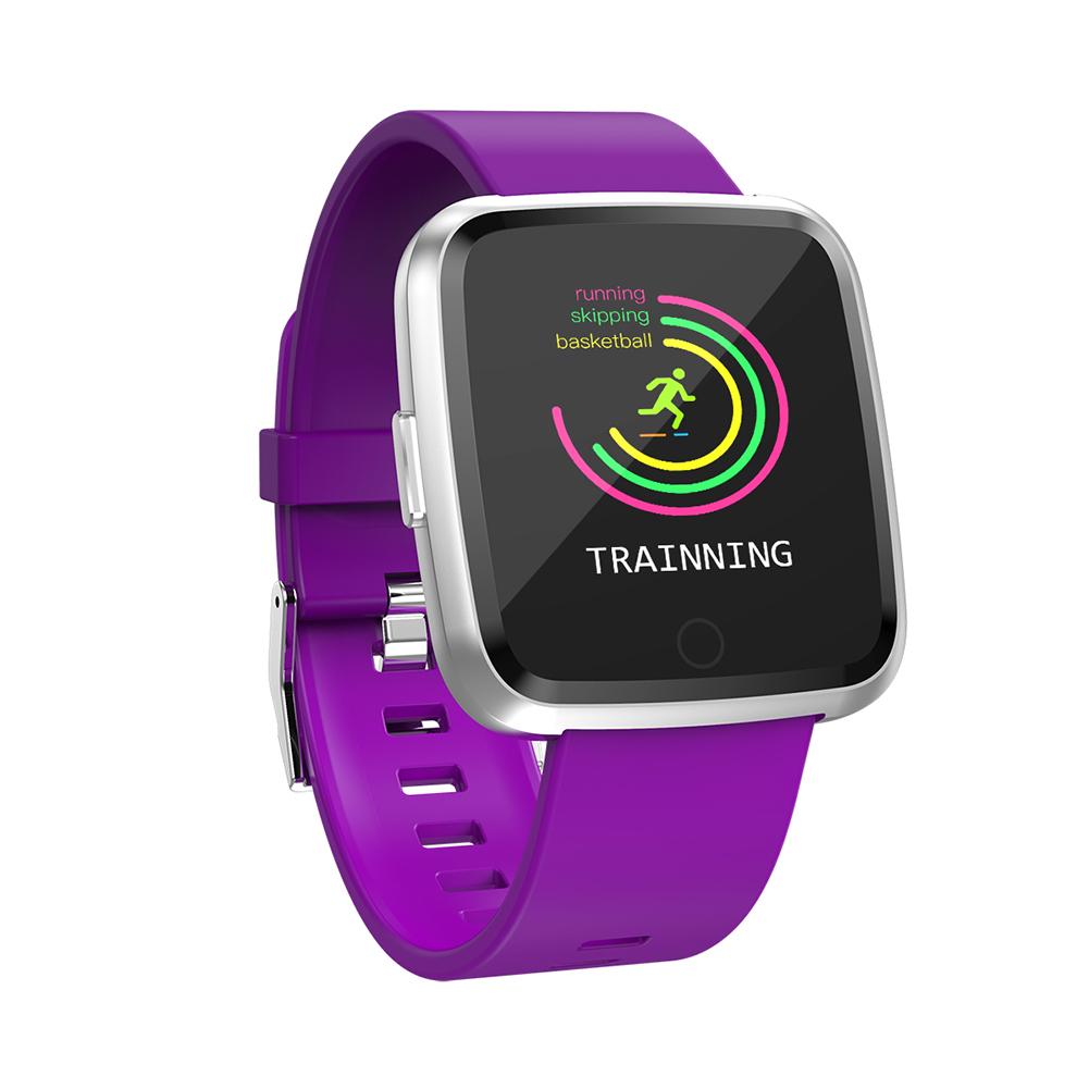 Reloj inteligente Y7, dispositivo resistente al agua IP67, Bluetooth,  podómetro, Monitor de ritmo cardíaco, pantalla a Color, para Android/IOS -  AliExpress Productos electrónicos