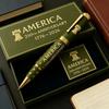 Metal Gel Pen Honoring Americans 250th Anniversary Comfortable Grip Pen for Office and Collection