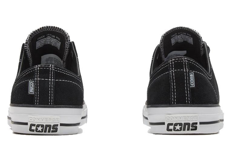 Chuck Taylor All Star Cons Converse Pro Suede Low 'Black White' 159574C