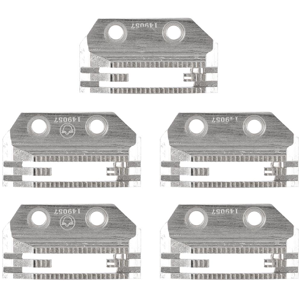 

5 шт. зубцов для подачи нити швейной машины игольная пластина универсальная EShaped мелкие зубцы двухрядные