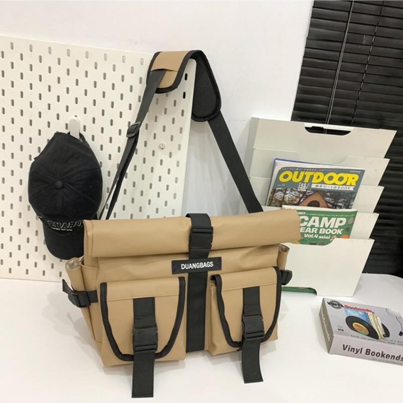 New spring niche function oblique span bag men's sports travel shoulder bag large capacity tote bag