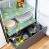 4Pcs Waterproof Refrigerator Liner Set Moisture-Proof Non-Slip Washable Reusable Eva Material Novel Lemon Pattern