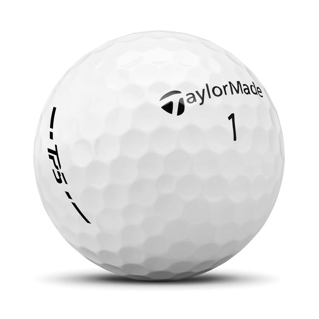 TaylorMade TMJ24 TP5 JPN 12-Pack TP5 Golf Balls, 2024 Model, White