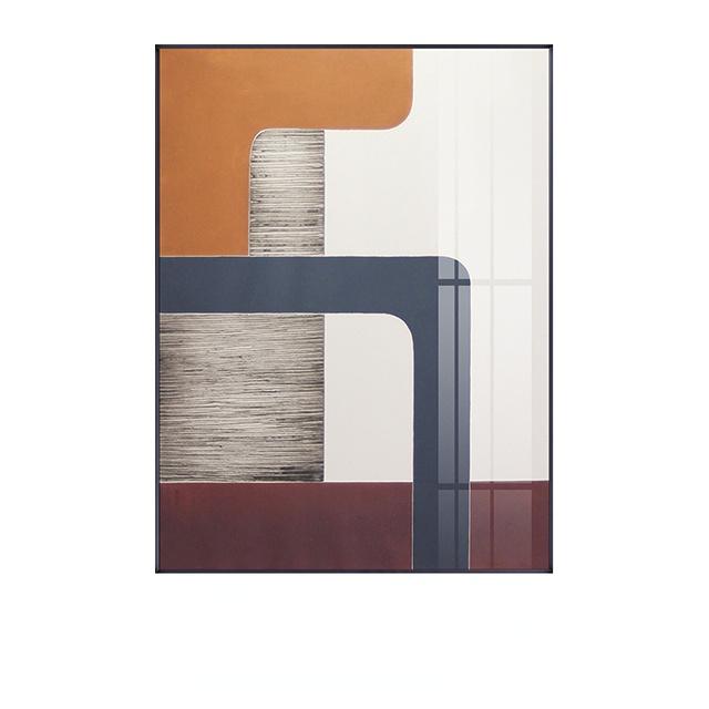 Modern Nordic Abstract Color Block Canvas Paintings Wall Art Print Fashion Wall Picture for Living Room Interior Home Decoration