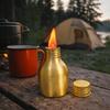 Aluminum Zinc Zinc Alloy Burner Stove 50ml Capacity Heating Burner Liquid Burner Lamp  Outdoor Survival